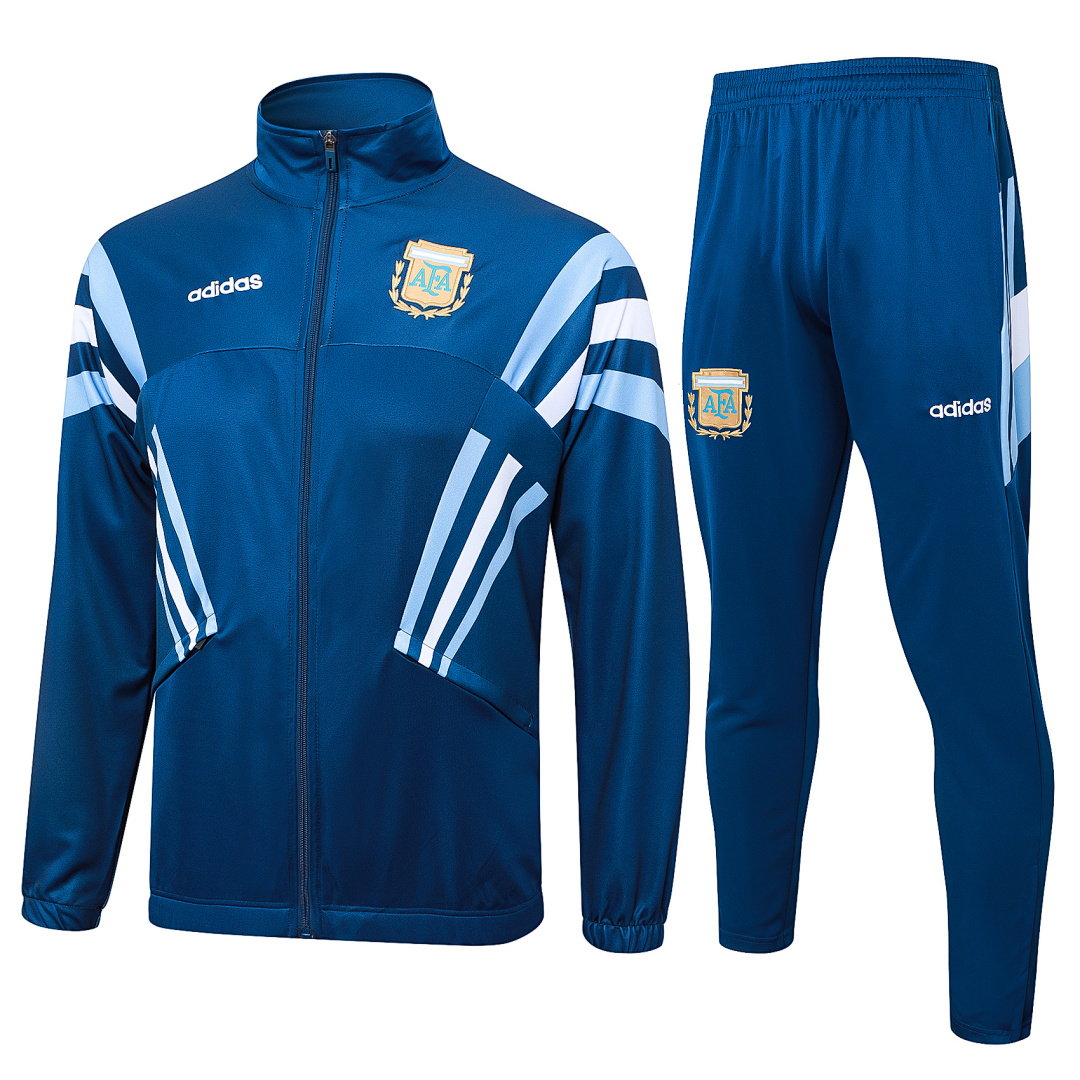 24/25 Argentina Full-Zip Men's Training Kit Teal