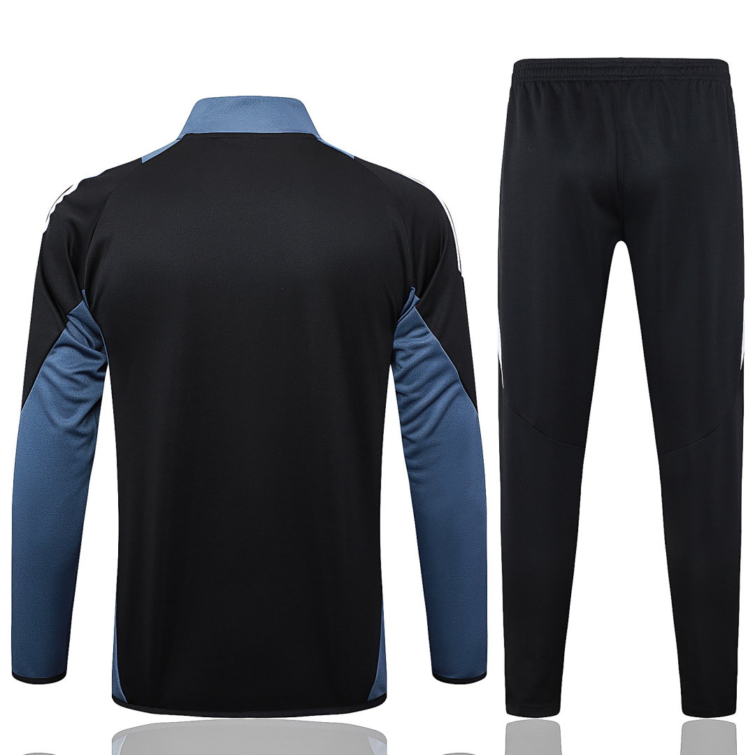 24/25 Manchester United Full-Zip Men's Training Kit Black