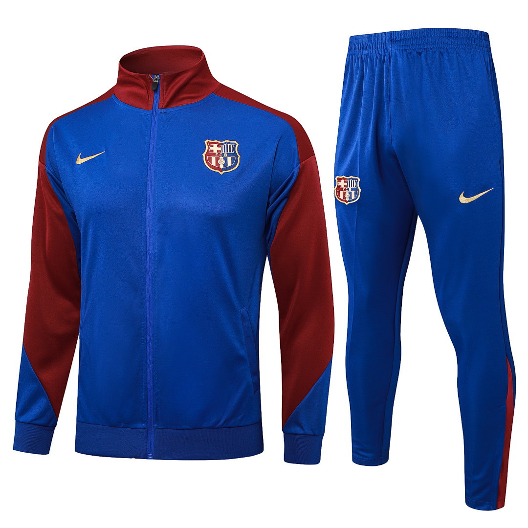 24/25 Barcelona Full-Zip Men's Training Kit Royal Blue