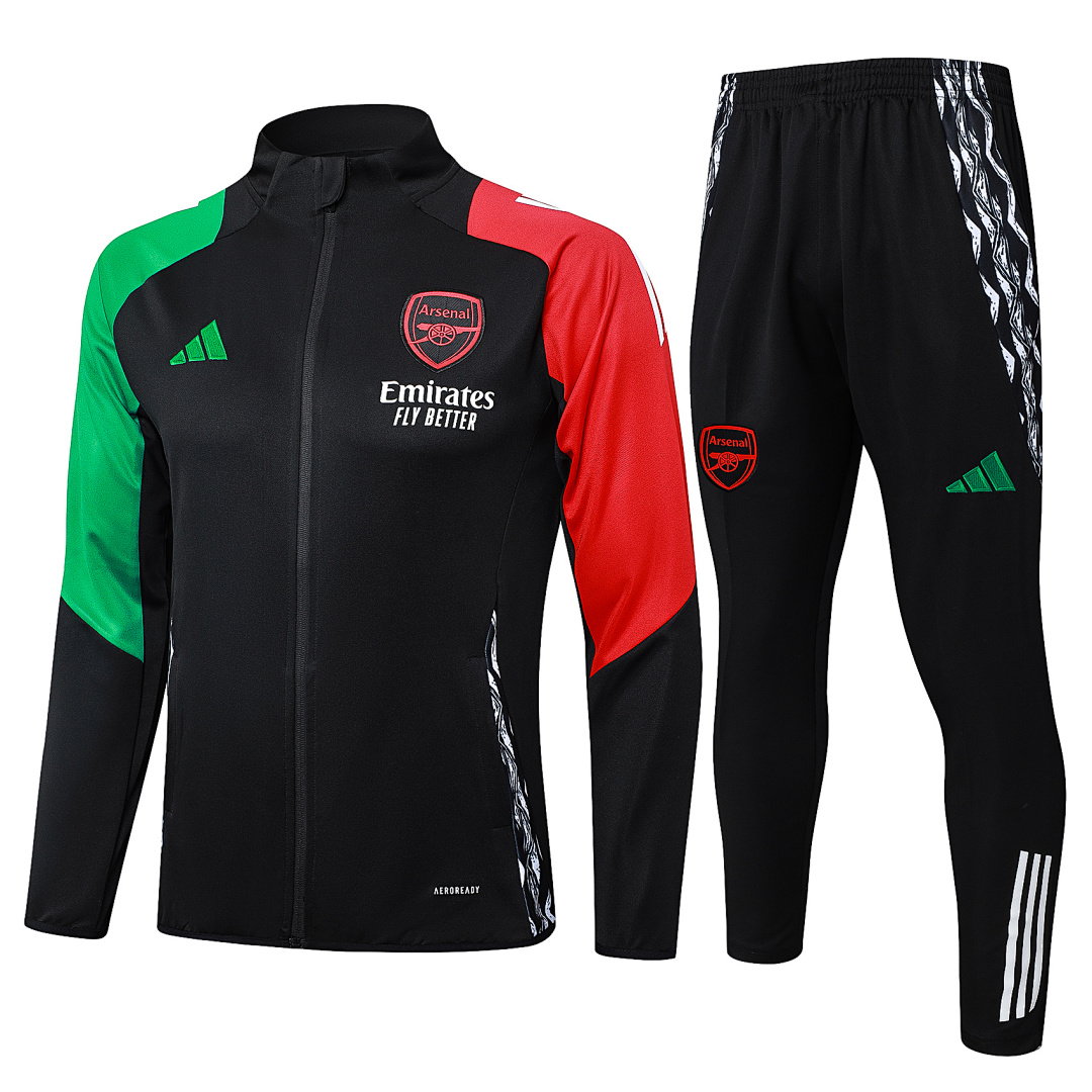 24/25 Arsenal Full-Zip Men's Training Kit Black