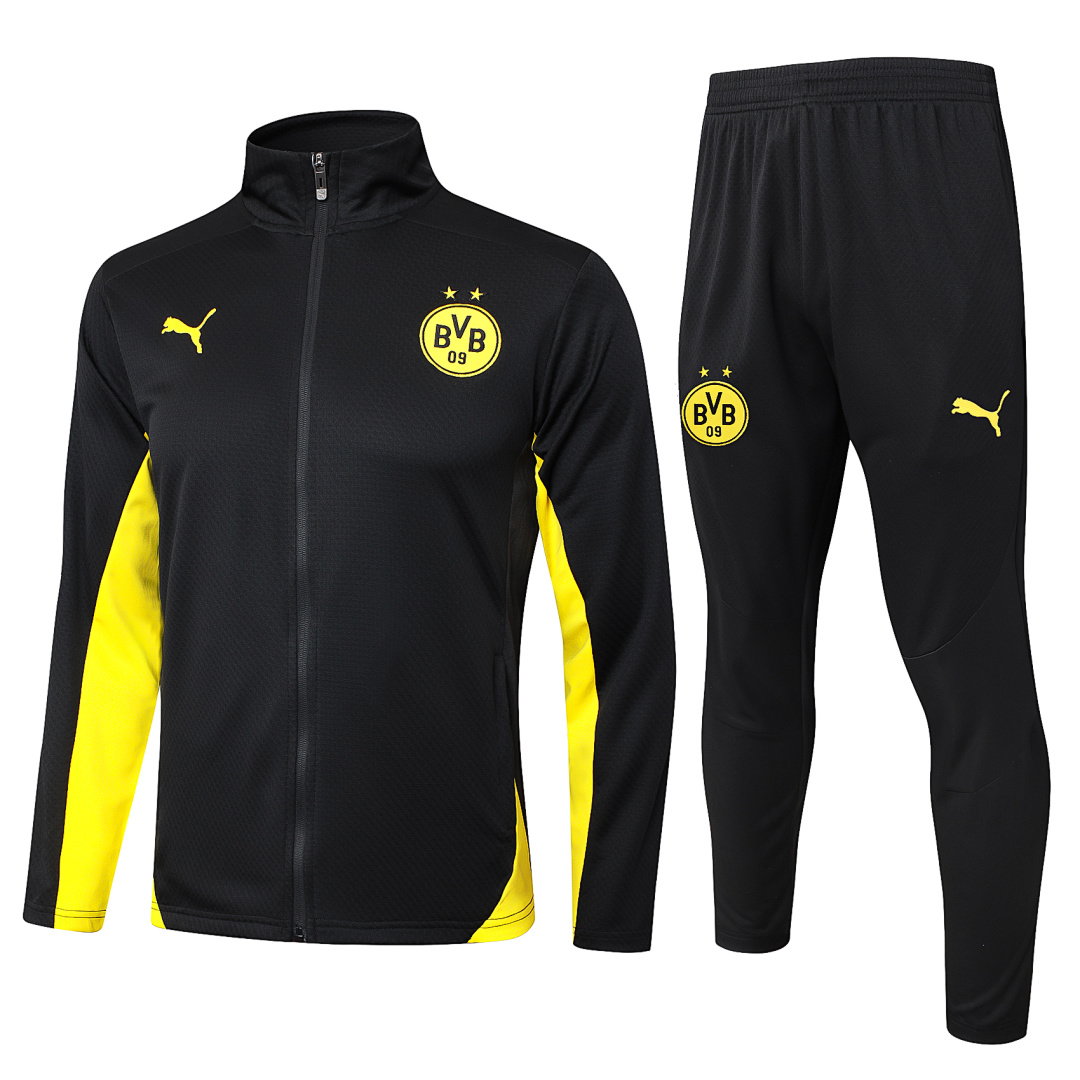 24/25 Borussia Dortmund Full-Zip Men's Training Kit Black