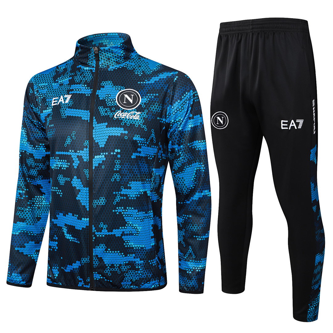 24/25 Napoli Full-Zip Men's Training Kit Blue Print