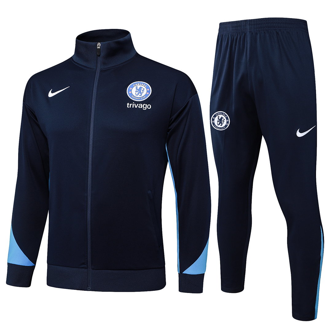 24/25 Chelsea Full-Zip Men's Training Kit Royal Blue