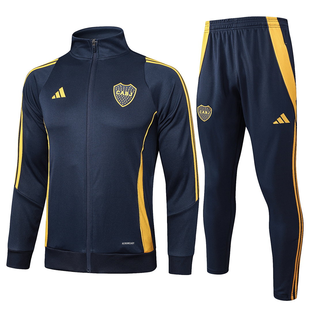 24/25 Boca Juniors Full-Zip Men's Training Kit Dark Gray