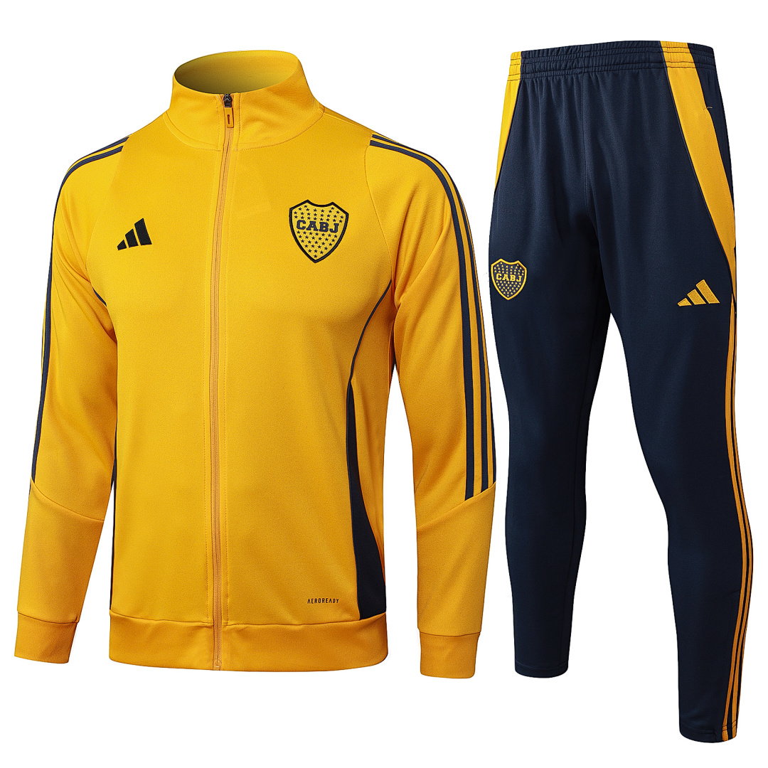24/25 Boca Juniors Full-Zip Men's Training Kit Yellow