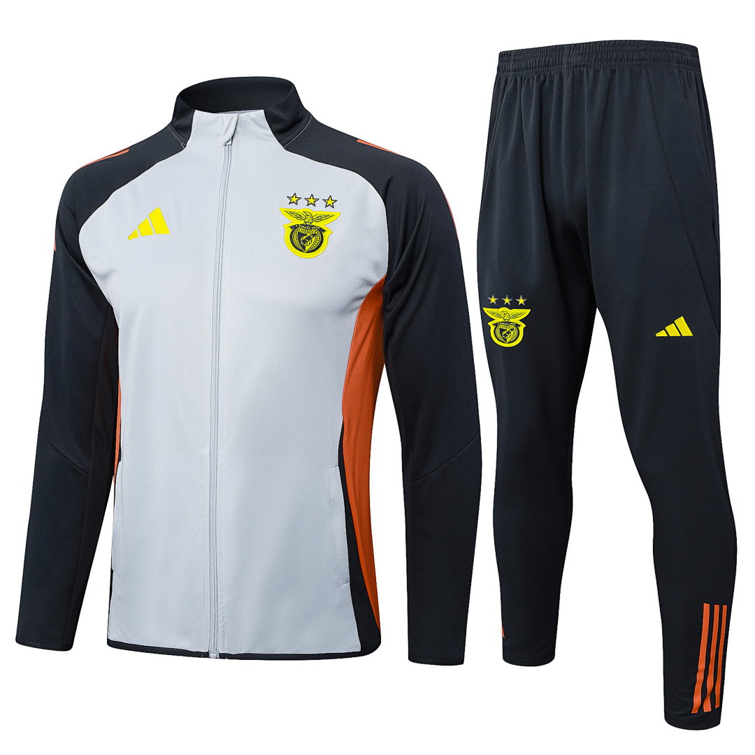 24/25 S.L. Benfica Full-Zip Men's Training Kit Gray