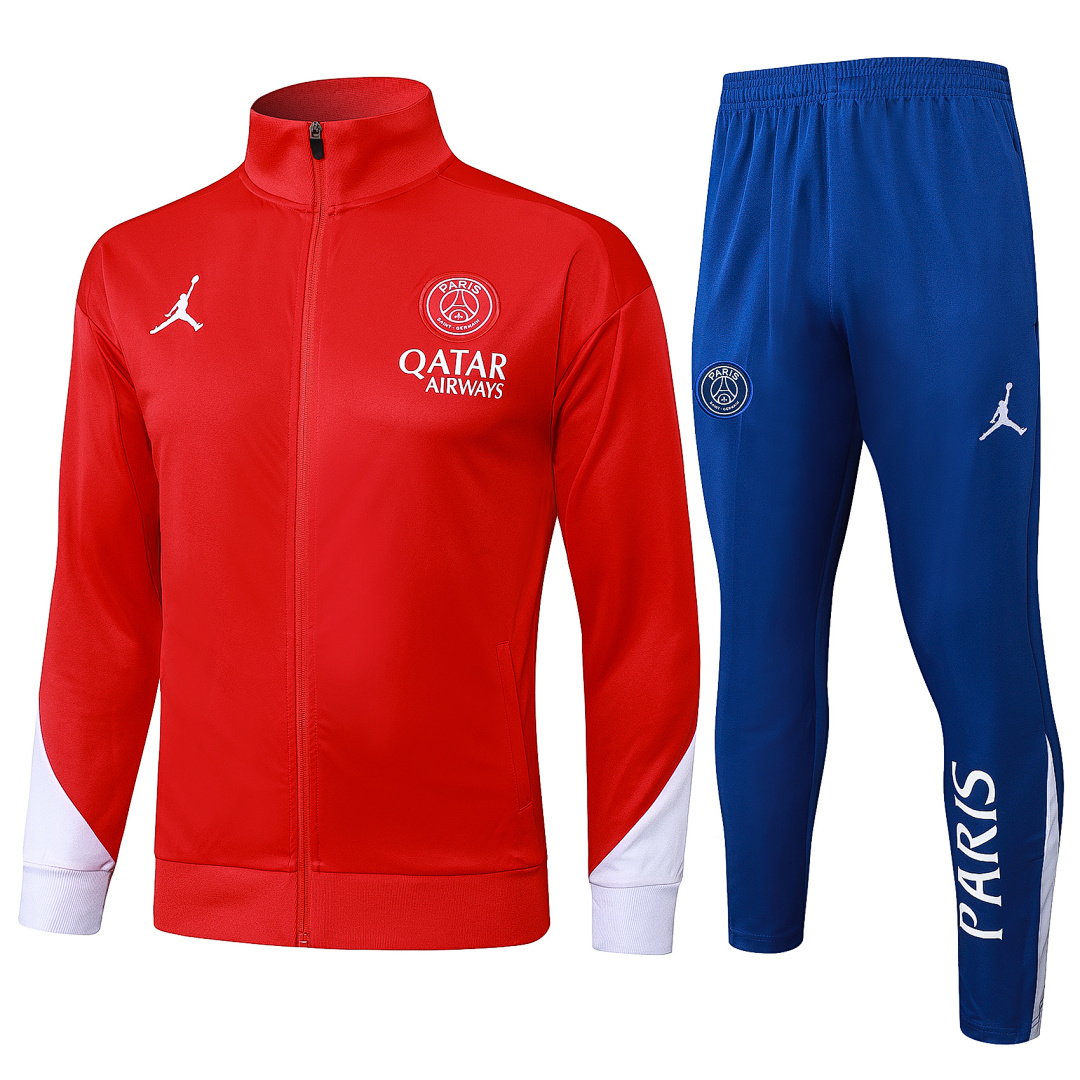 24/25 Jordan PSG Full-Zip Men's Training Kit Red