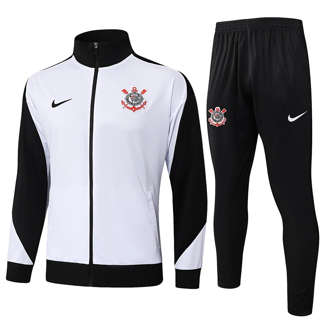 25/26 Corinthians Full-Zip Men's Training Kit White