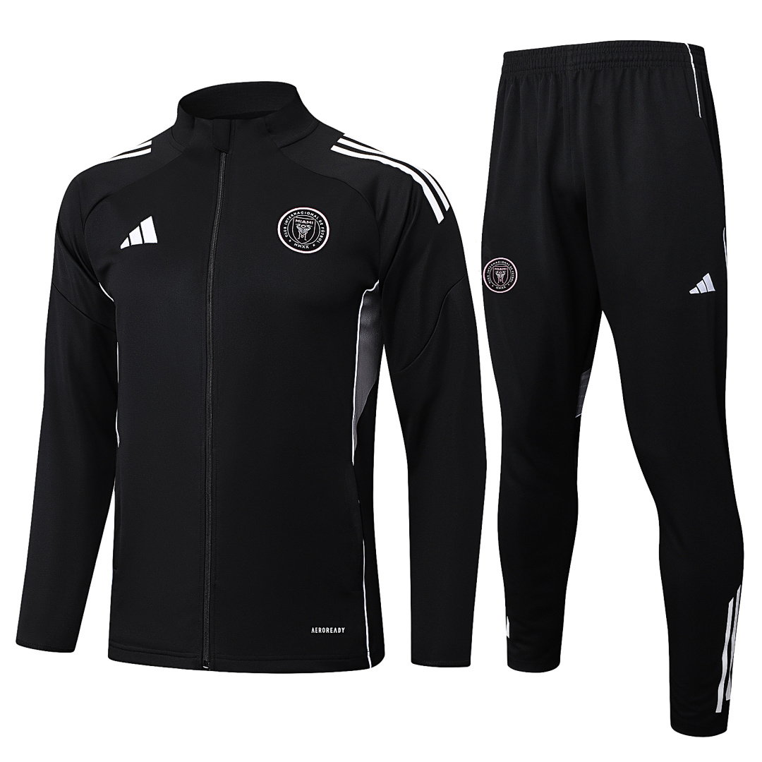 25/26 Inter Miami CF Full-Zip Men's Training Kit Black