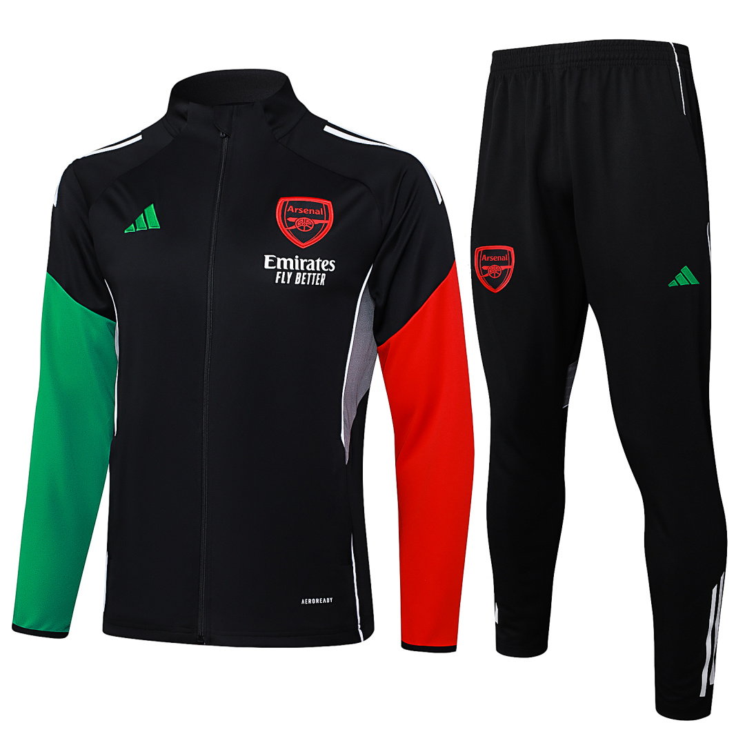 25/26 Arsenal Full-Zip Men's Training Kit Black