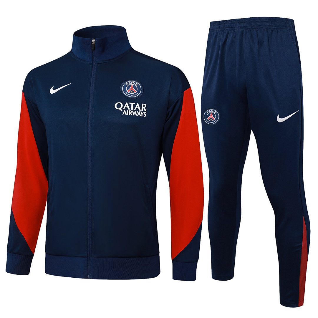 25/26 PSG Full-Zip Men's Training Kit Royal Blue