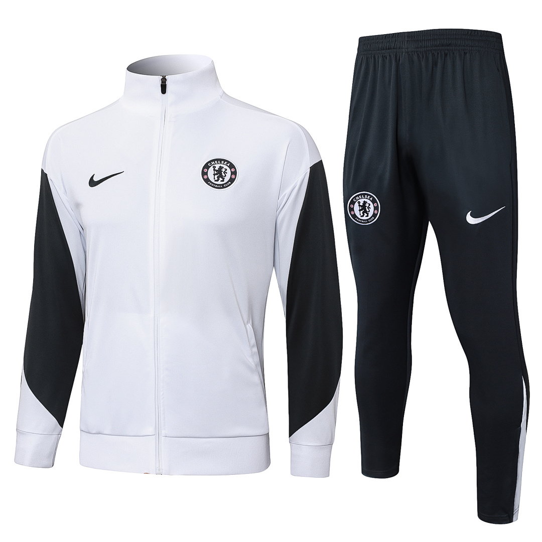 25/26 Chelsea Full-Zip Men's Training Kit White