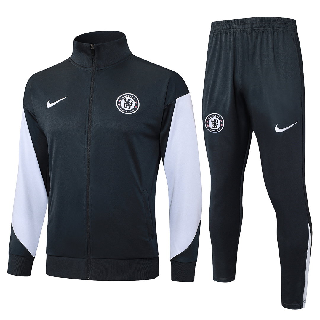 25/26 Chelsea Full-Zip Men's Training Kit Dark Gray
