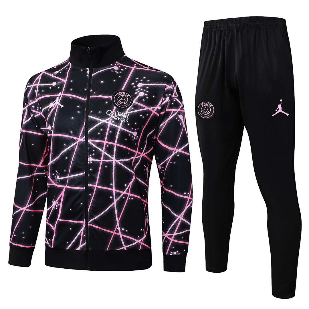 25/26 Jordan PSG Full-Zip Men's Training Kit Black Starry Print