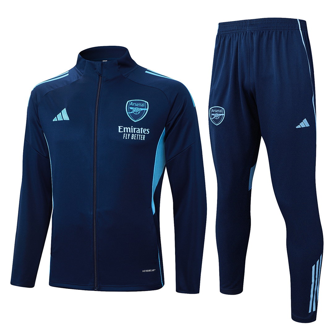 25/26 Arsenal Full-Zip Men's Training Kit Royal Blue