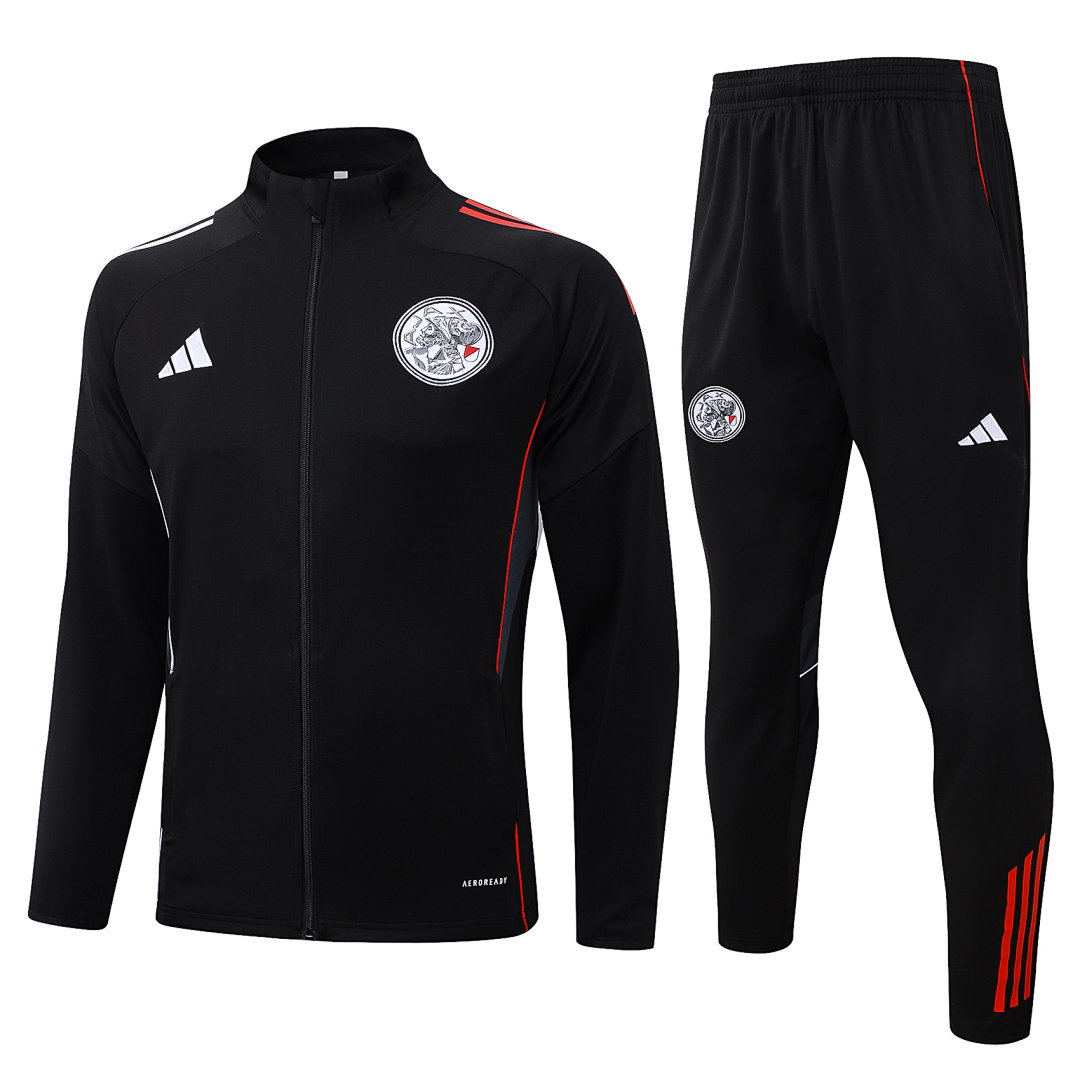 25/26 AFC Ajax Full-Zip Men's Training Kit Black