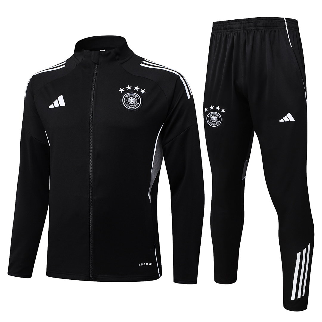 25/26 Germany Full-Zip Men's Training Kit Black