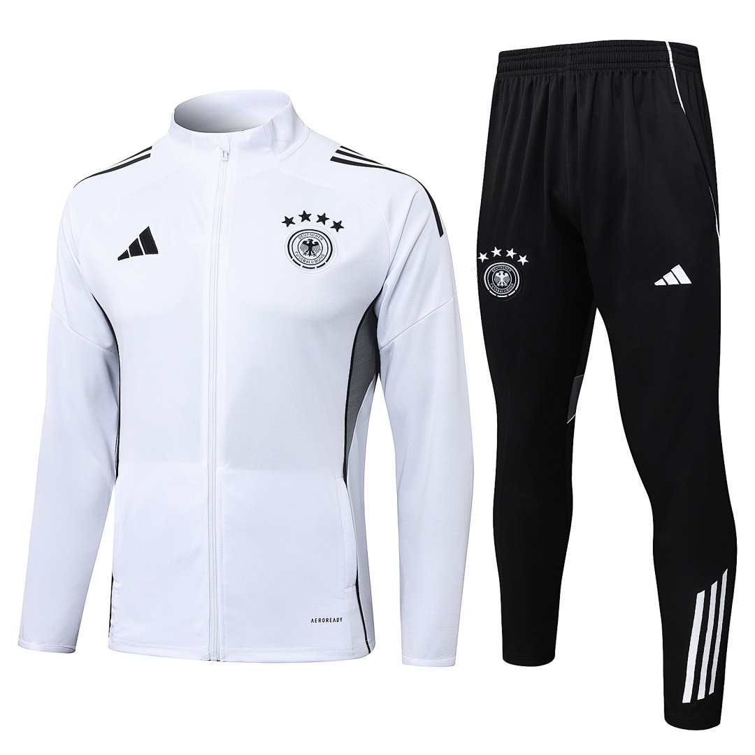 25/26 Germany Full-Zip Men's Training Kit White