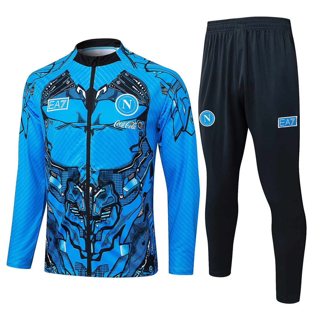 25/26 Napoli Full-Zip Men's Training Kit Blue Print