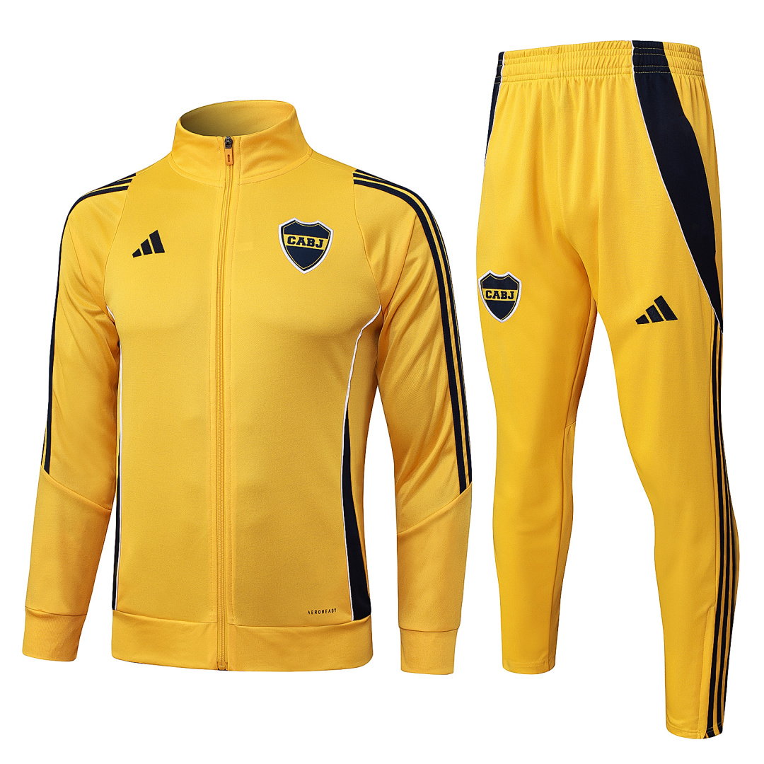 25/26 Boca Juniors Full-Zip Men's Training Kit Yellow