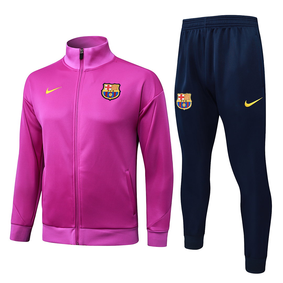 25/26 Barcelona Full-Zip Men's Training Kit Purple