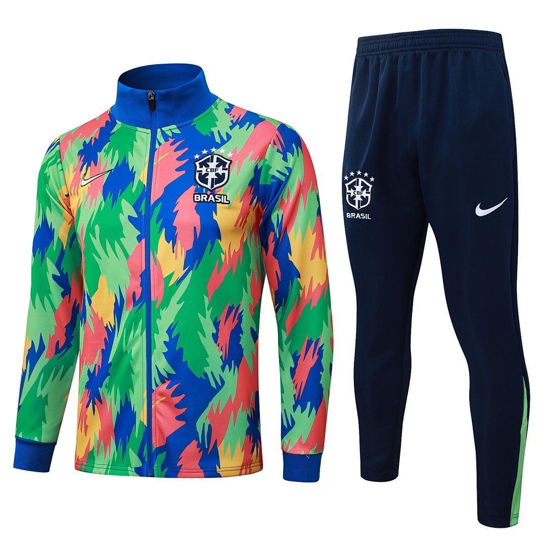 25/26 Brazil Full-Zip Men's Training Kit Camo