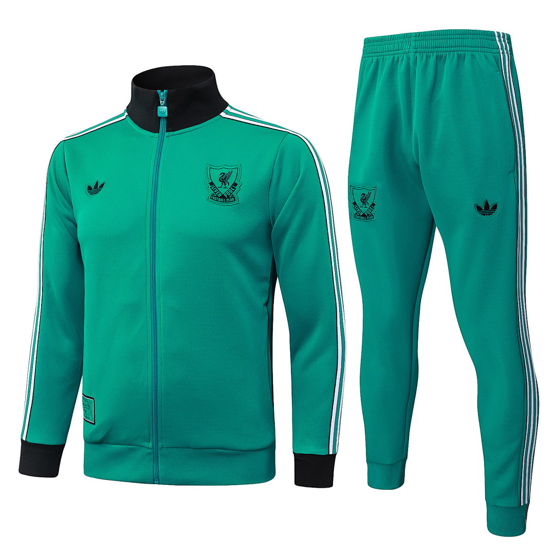 25/26 Liverpool Full-Zip Men's Training Kit Green