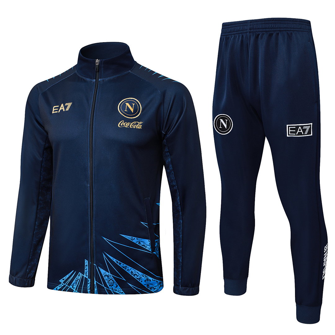 25/26 Napoli Full-Zip Men's Training Kit Royal Blue