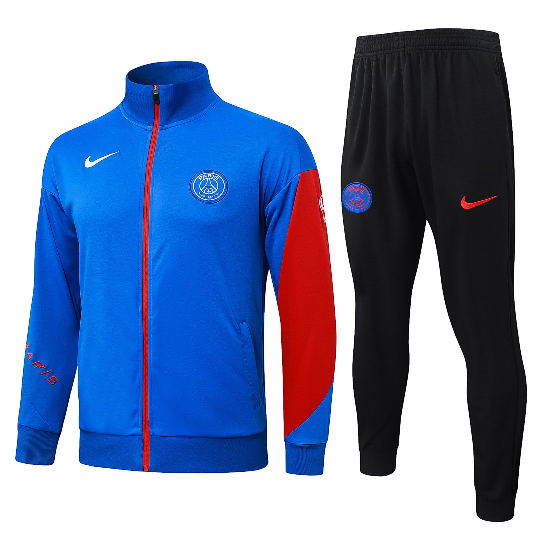 25/26 PSG Full-Zip Men's Training Kit Royal Blue