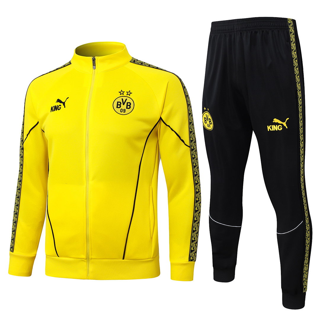 25/26 Borussia Dortmund Full-Zip Men's Training Kit Yellow