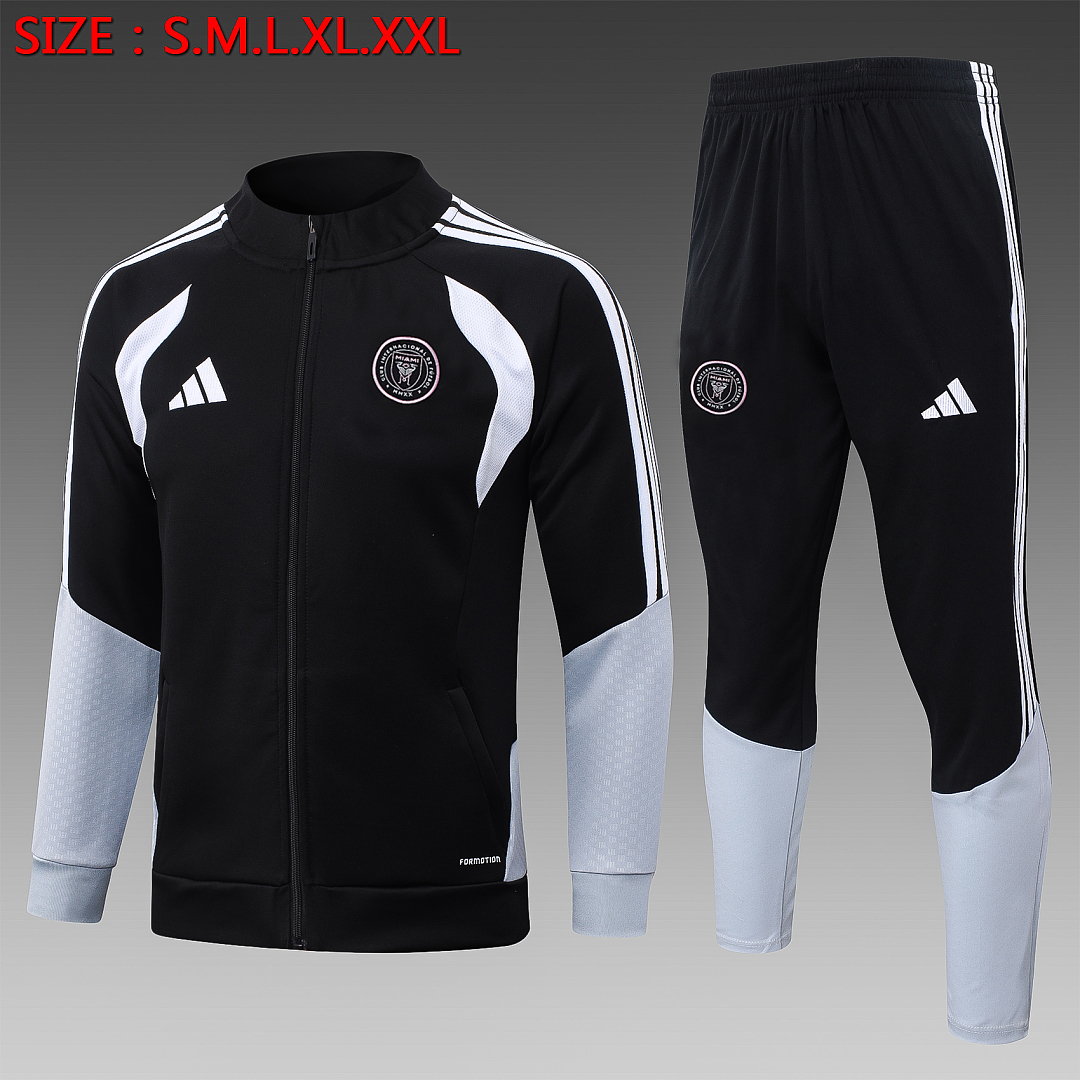 26/27 Inter Miami CF Full-Zip Men's Training Kit Black