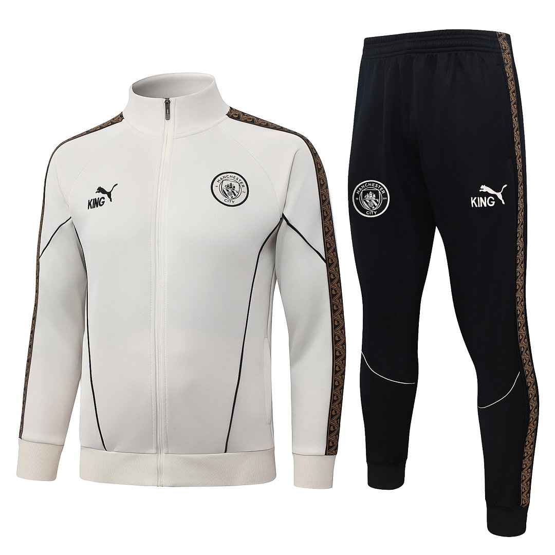 26/27 Manchester City Full-Zip Men's Training Kit Beige