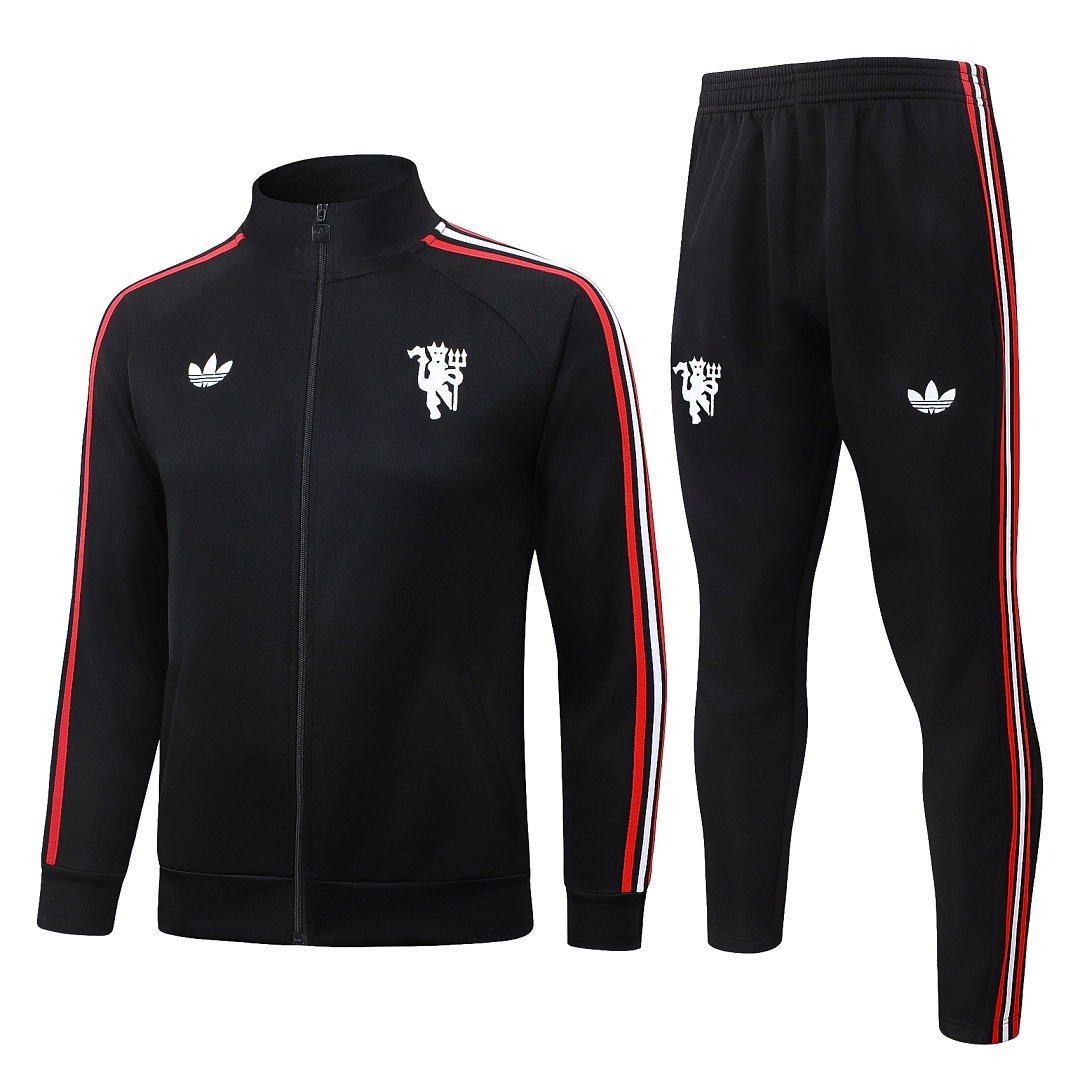 26/27 Manchester United Full-Zip Men's Training Kit Black
