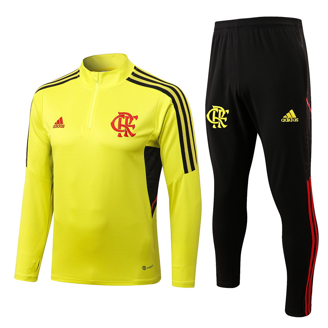 22/23 Flamengo Half-Zip Men's Training Kit Yellow
