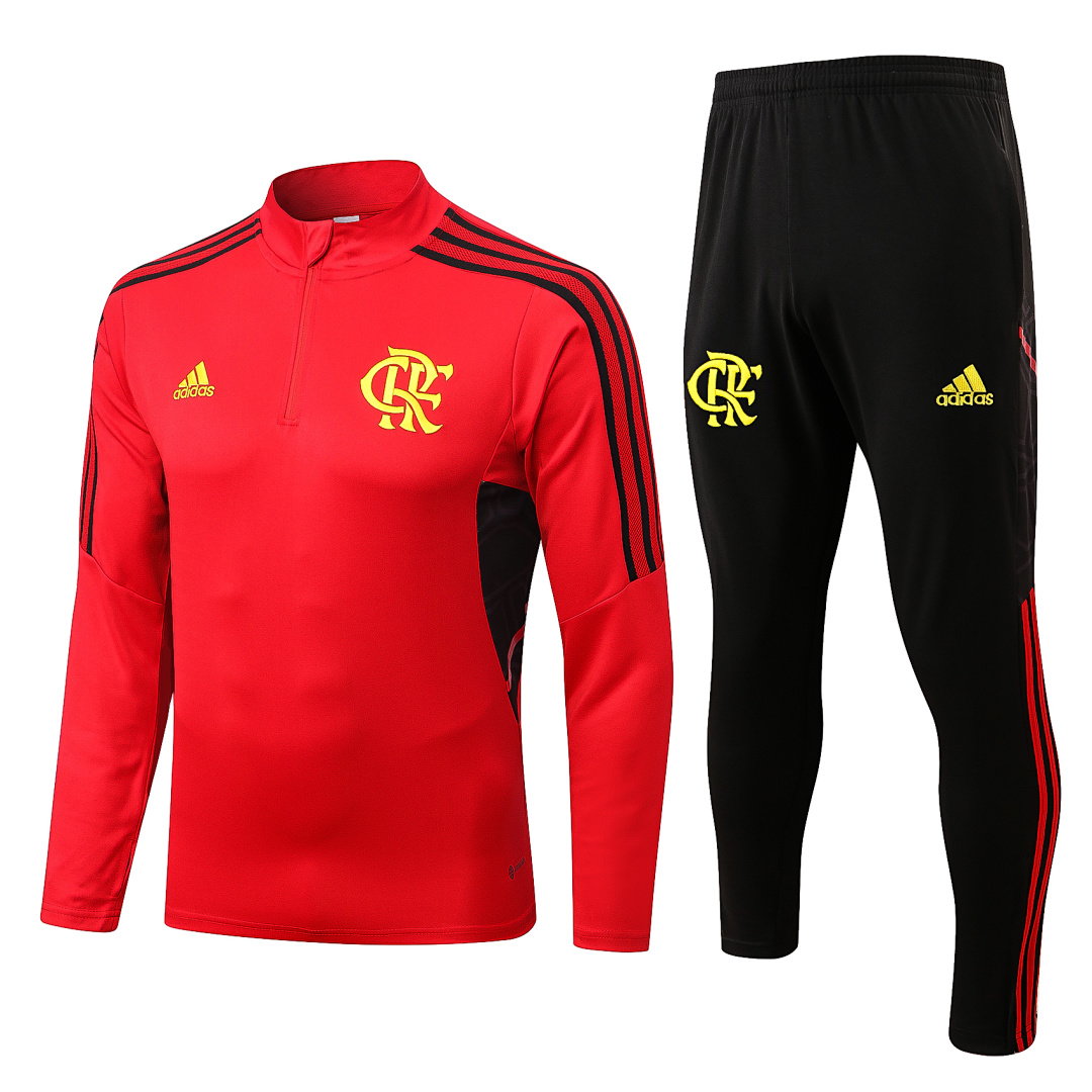 22/23 Flamengo Half-Zip Men's Training Kit Red