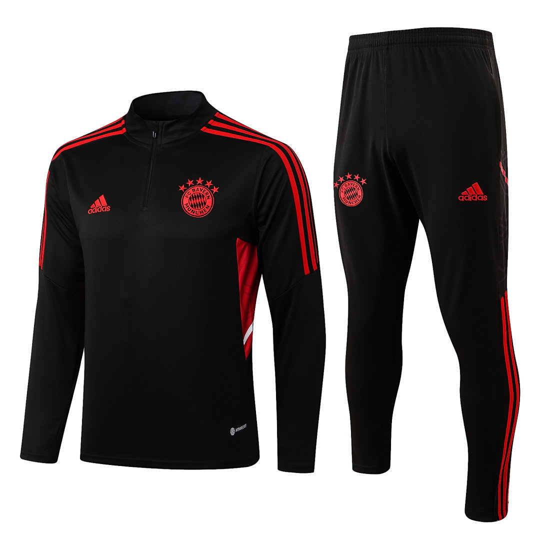 22/23 Bayern Munich Half-Zip Men's Training Kit Black
