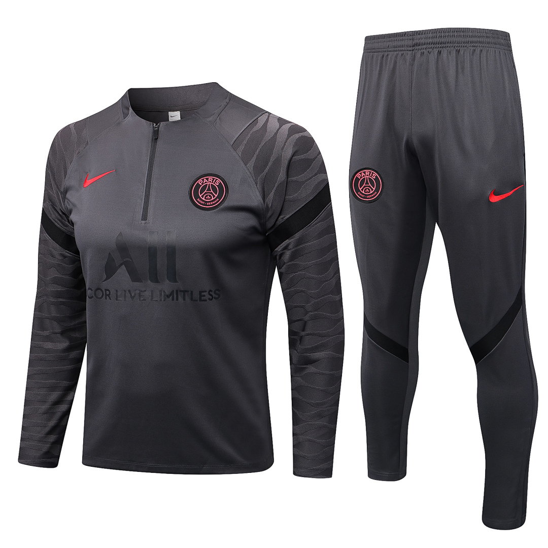 22/23 PSG Half-Zip Men's Training Kit Dark Gray
