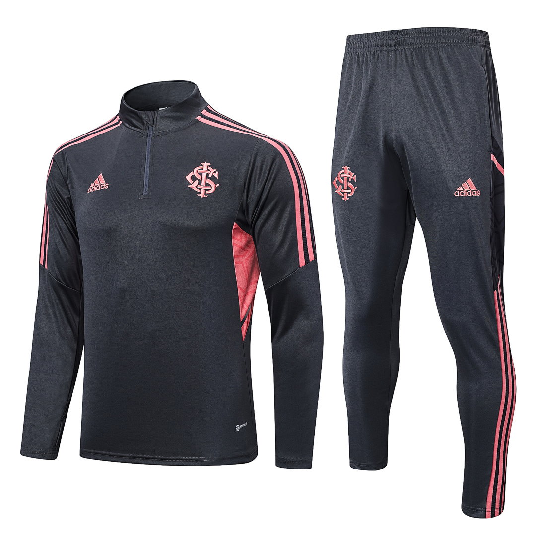 22/23 Internacional Half-Zip Men's Training Kit Dark Gray