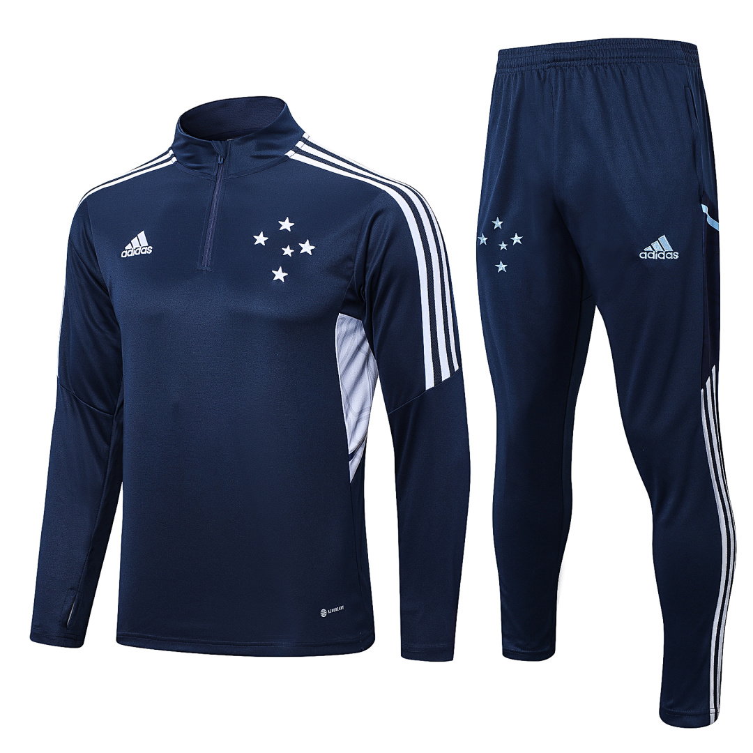 22/23 Cruzeiro Half-Zip Men's Training Kit Royal Blue