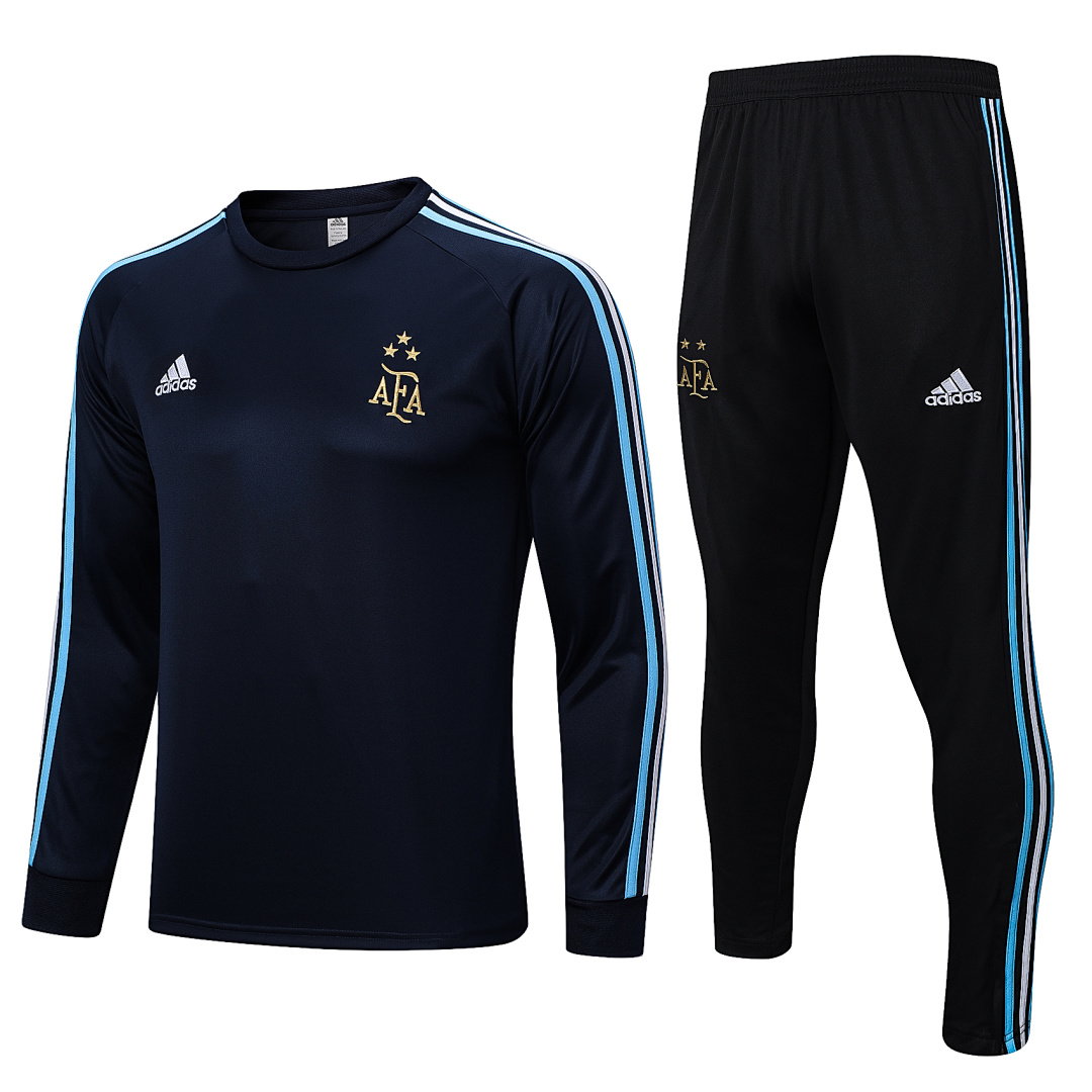 22/23 Argentina Men's Training Kit Crew Neck Royal Blue