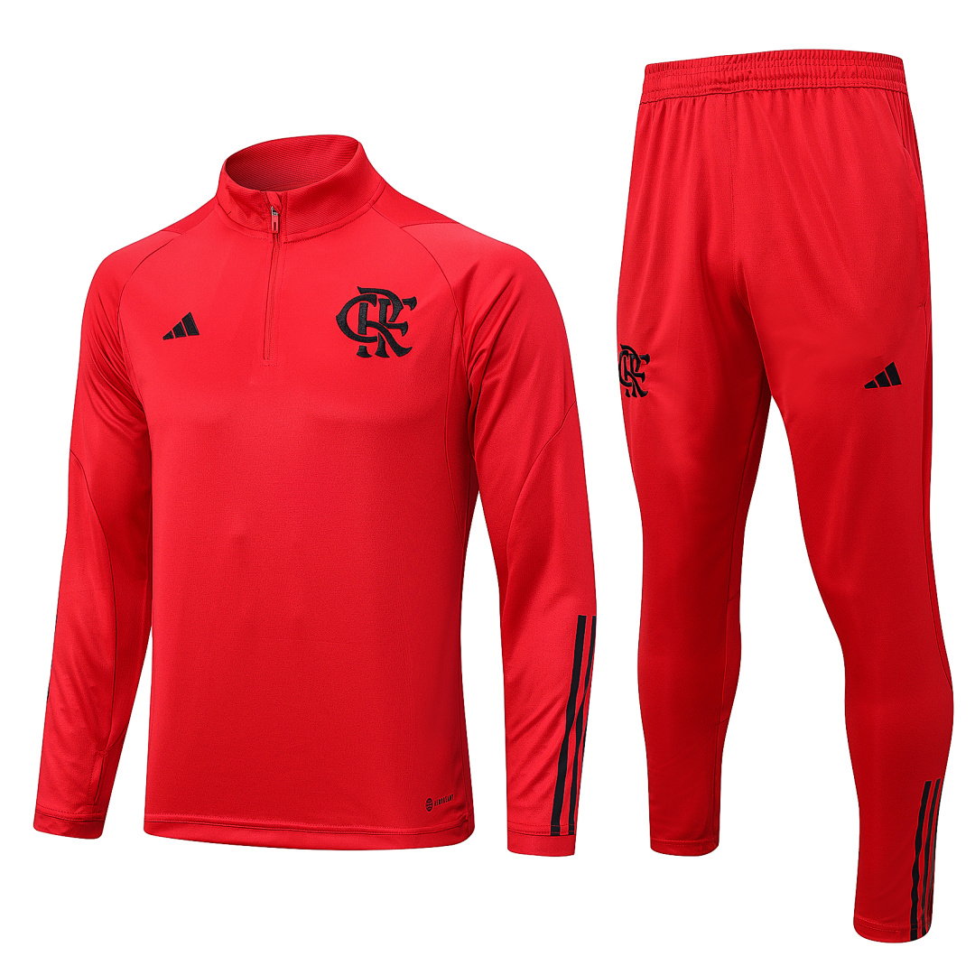 23/24 Flamengo Half-Zip Men's Training Kit Red