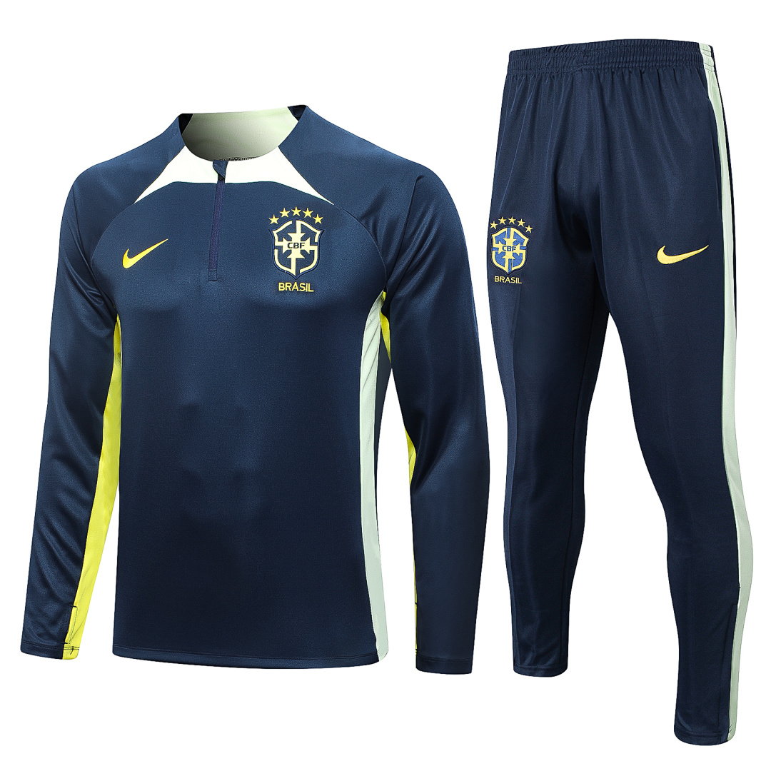 23/24 Brazil Half-Zip Men's Training Kit Royal Blue