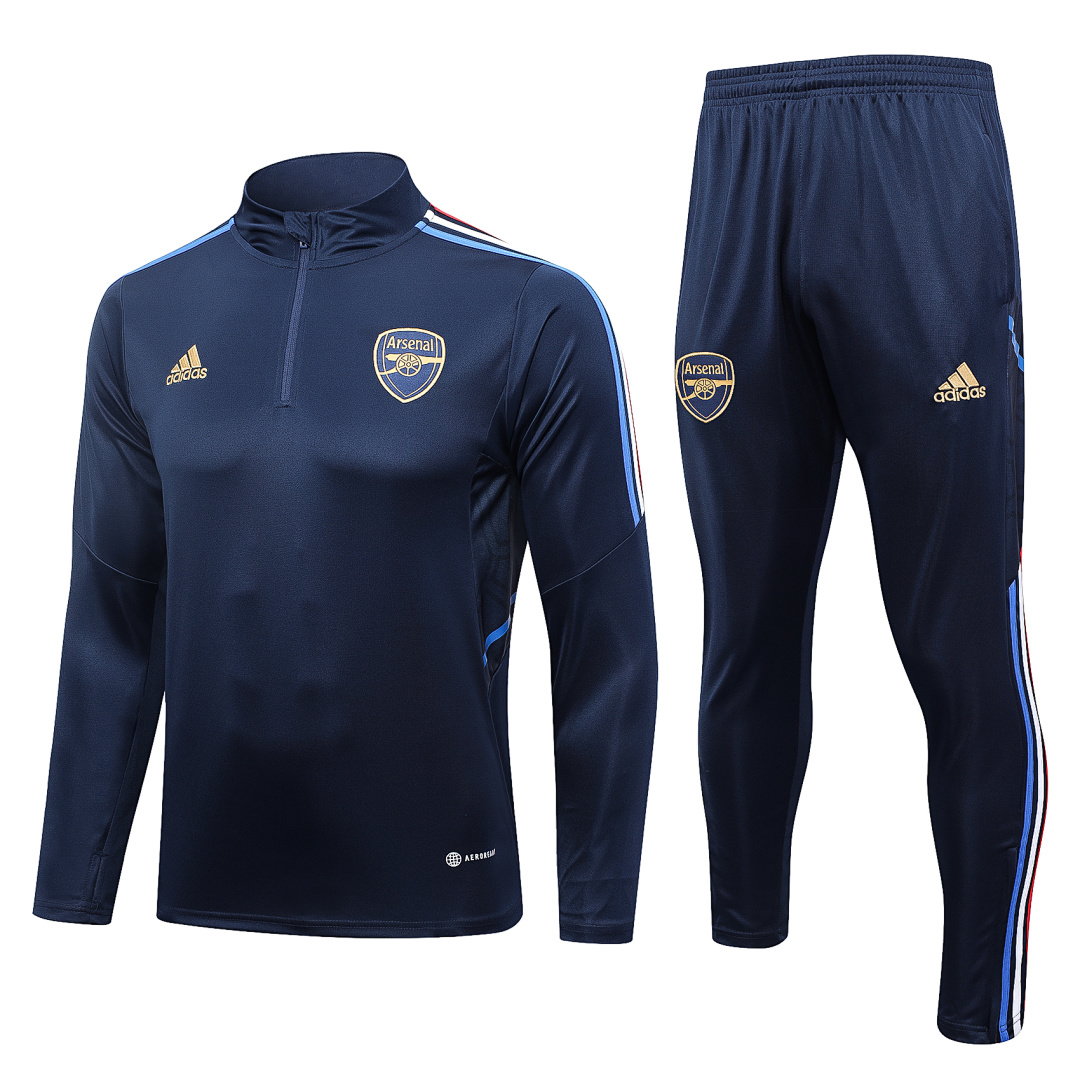 23/24 Arsenal Half-Zip Men's Training Kit Royal Blue