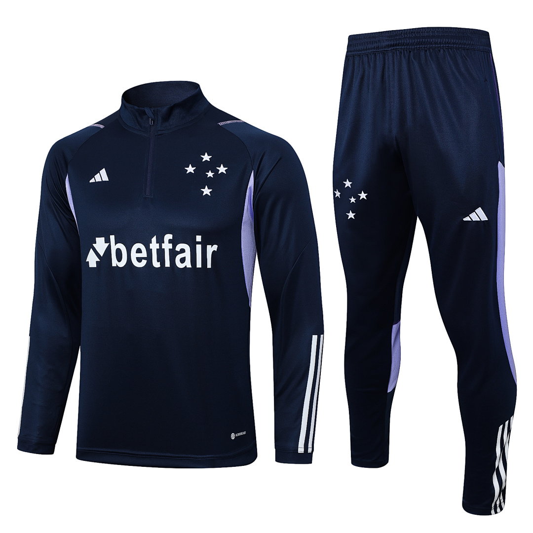 23/24 Cruzeiro Half-Zip Men's Training Kit Royal Blue