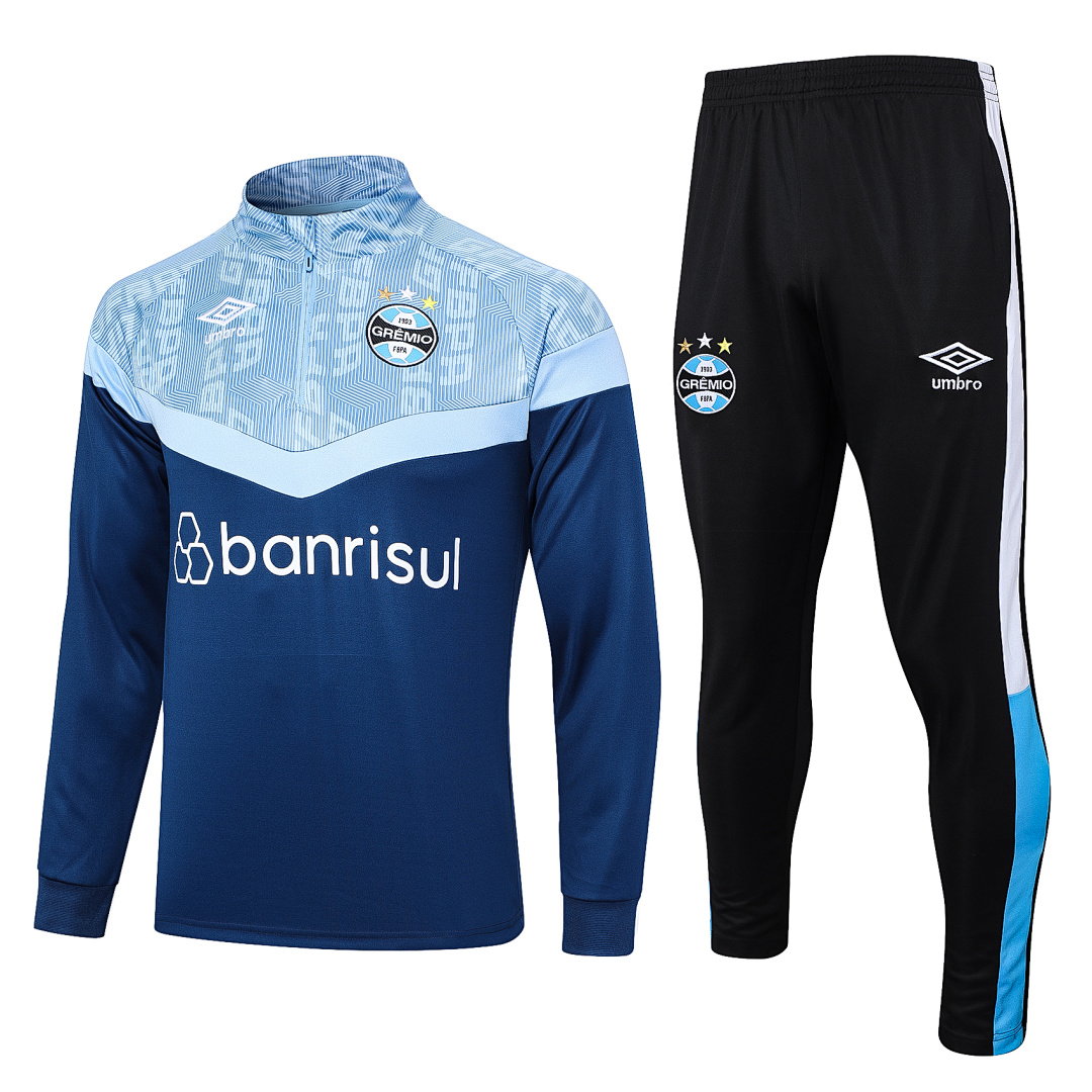 23/24 Gremio Half-Zip Men's Training Kit Royal Blue Upper Light Blue