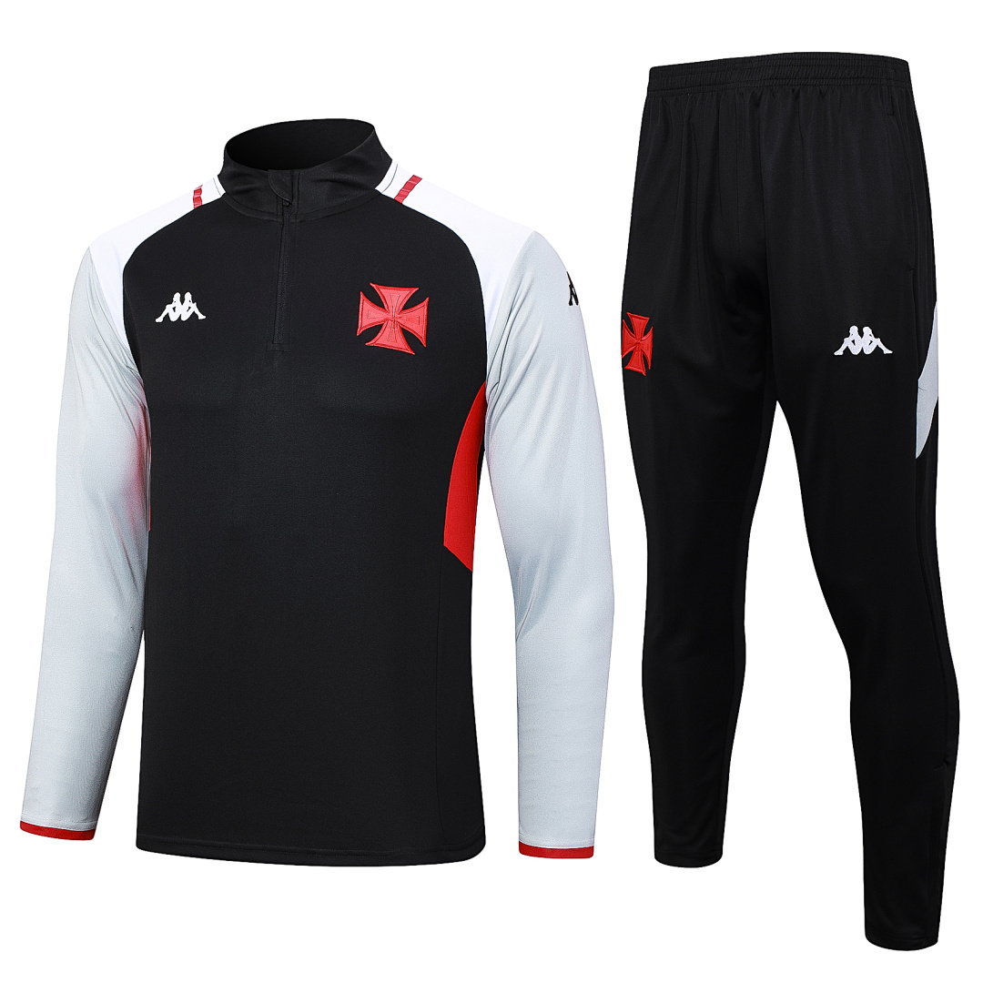 23/24 Vasco da Gama Half-Zip Men's Training Kit Black