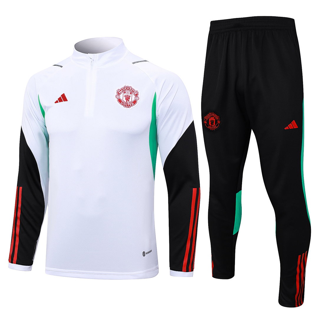 23/24 Manchester United Men's Training Kit White