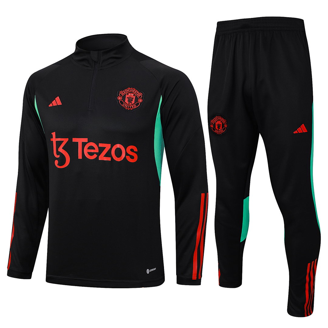 23/24 Manchester United Men's Training Kit Black