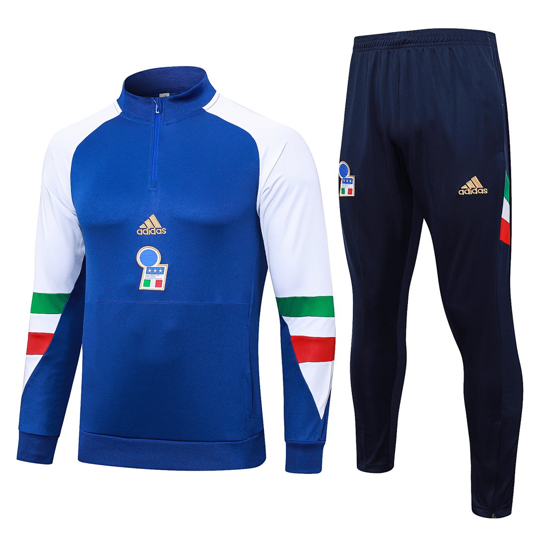 23/24 Italy Half-Zip Men's Training Kit Royal Blue