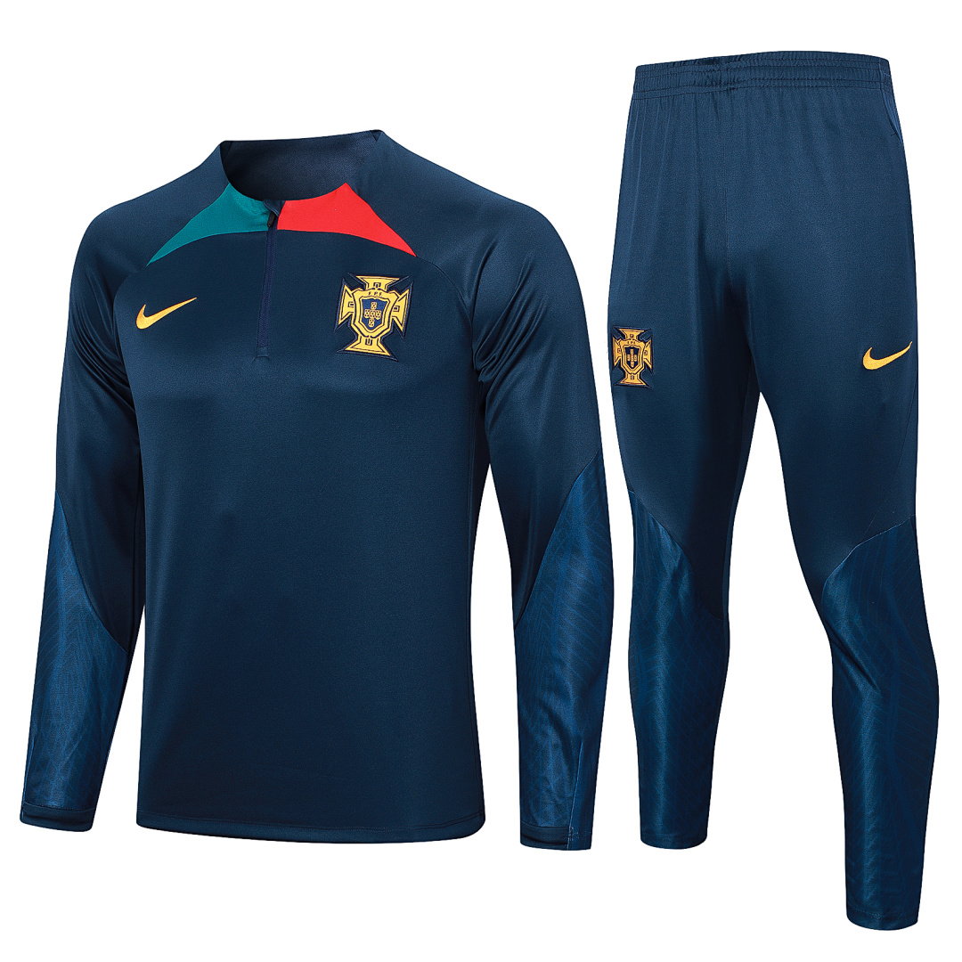 23/24 Portugal Half-Zip Men's Training Kit Royal Blue